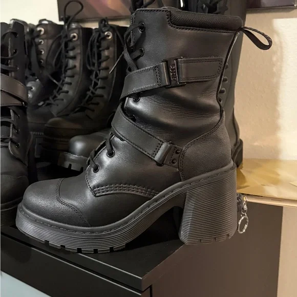 Dr. Martens Black Combat Boots - Picture 6 of 6